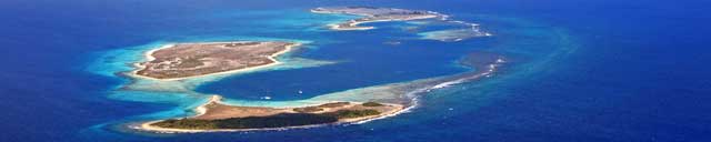 Los Roques aus der Luft