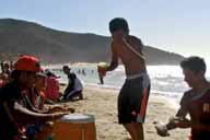 Músicos em Playa Caribe, Ilha Margarita