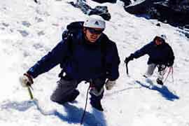 Climbing in the Andes