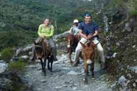 Horse-riding in the Andes