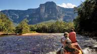 Angel Falls viewed from river