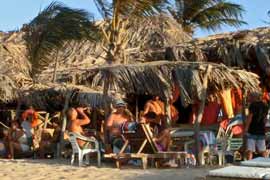 Bar de la plage sur l'île Margarita